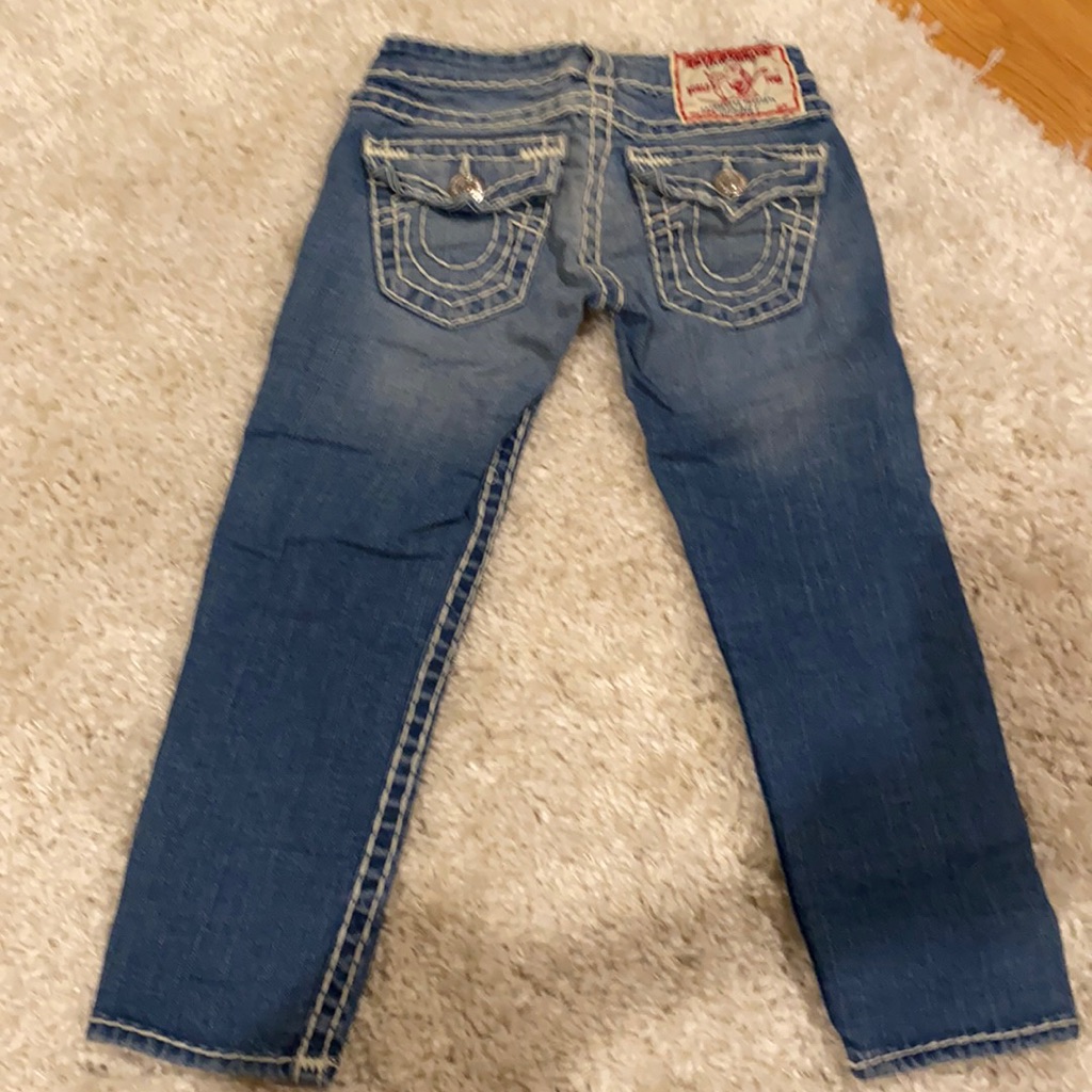 True Religion Cropped Jeans Size 24 (Jn1)